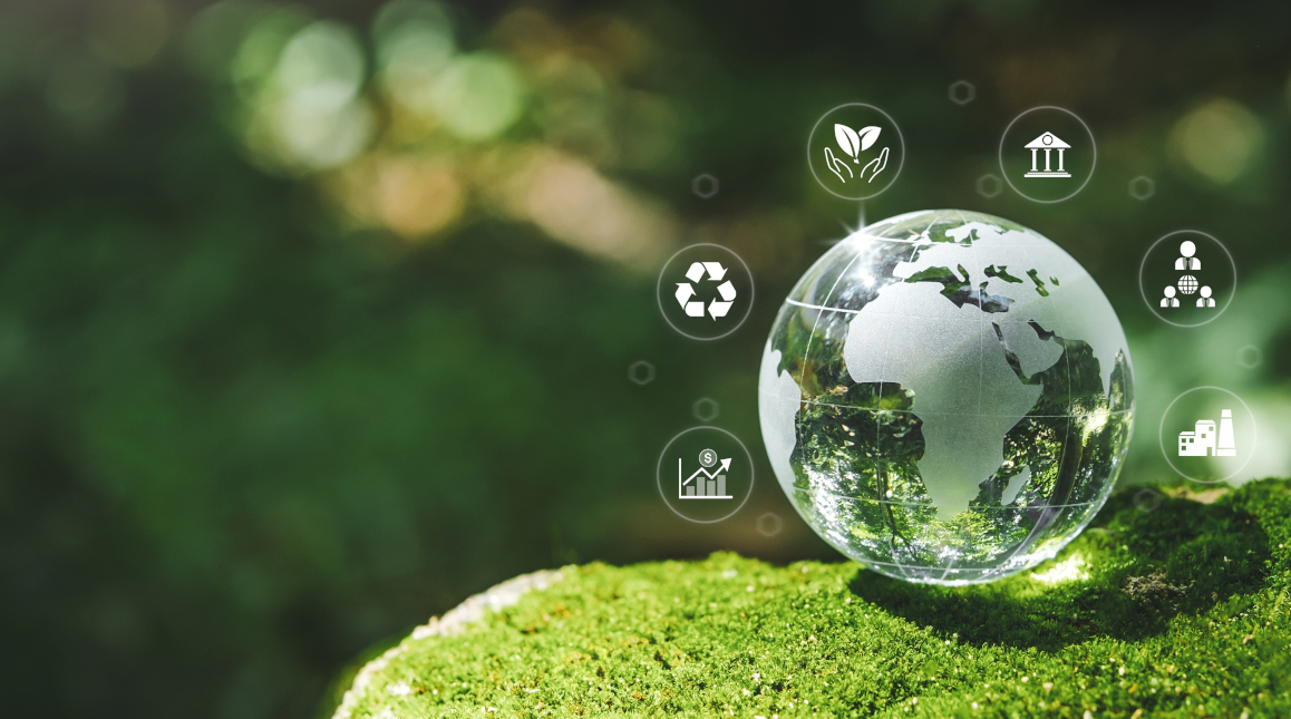 Crystal,Earth,Esg,Concept,,sustainable,Development,Goal,(sdgs),Ideas,Globe